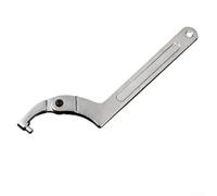 Cabeza de pernos chapada en carbono superior estilo S para medidor de agua cromado en Plus, gancho adaptable con llave inglesa, amortiguador redondo (51121 mm)