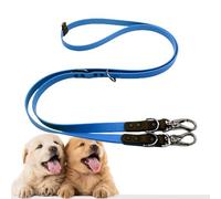 Cabeza de perro - de cuerda de remolque de PVC impermeable - Entrenamiento duradero - Ging y guía de pie - Dos hebillas de metal longitud, fuerte perros plomo para la caza - Can - P, Walking