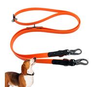 Cabeza de perro - de cuerda de remolque de PVC impermeable - Entrenamiento duradero - Ging y guía de pie - Dos hebillas de metal longitud, fuerte perros plomo para la caza - Can - P, Walking
