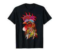 Cabeza de Pollo de Gallo Tribal Camiseta