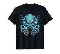 Cabeza de Pulpo Kraken Enojado Criatura de mar Profundo Camiseta