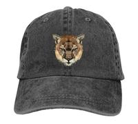 Cabeza De Puma Mujeres Hombres Gorra-Deportiva Ajustable Gorra De Béisbol Peso Ligero Gorras Vaquera para Caza Viaje Hip Hop