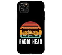 Cabeza de Radio Musical Boombox Retro Stereo Casete Hombres Mujeres Niños Carcasa para iPhone 11 Pro MAX