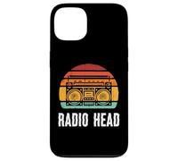 Cabeza de Radio Musical Boombox Retro Stereo Casete Hombres Mujeres Niños Carcasa para iPhone 13