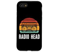 Cabeza de Radio Musical Boombox Retro Stereo Casete Hombres Mujeres Niños Carcasa para iPhone SE (2020) / 7/8