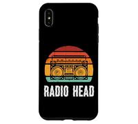 Cabeza de Radio Musical Boombox Retro Stereo Casete Hombres Mujeres Niños Carcasa para iPhone XS MAX