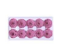 Cabeza de rosa preservada de grado A de 3 a 4 cm, 10 unidades por caja, rosas reales naturales de grado superior, rosa eterna para el día de la madre, día de San Valentín, regalos de cumpleaños, boda