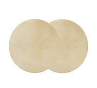 Cabeza de Tambor de Cuero Buffalo de 8.5/9 Pulgadas 2 Piezas, Sonido Duradero y consistente para Accesorios de Tambores de Bongo africanos(9 Pulgadas)