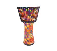 Cabeza de Tambor de Piel de Cabra Yembé para Jardines de Infancia Instituciones Musicales, Tambor Djembe Portátil para Niños Adultos Djembe Drum(10 inch D)