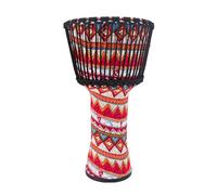 Cabeza de Tambor de Piel de Cabra Yembé para Jardines de Infancia Instituciones Musicales, Tambor Djembe Portátil para Niños Adultos Djembe Drum(12 inch A)