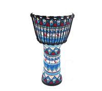 Cabeza de Tambor de Piel de Cabra Yembé para Jardines de Infancia Instituciones Musicales, Tambor Djembe Portátil para Niños Adultos Djembe Drum(10 inch B)