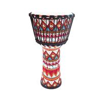 Cabeza de Tambor de Piel de Cabra Yembé para Jardines de Infancia Instituciones Musicales, Tambor Djembe Portátil para Niños Adultos Djembe Drum(10 inch A)