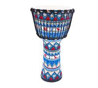 Cabeza de Tambor de Piel de Cabra Yembé para Jardines de Infancia Instituciones Musicales, Tambor Djembe Portátil para Niños Adultos Djembe Drum(12 inch B)