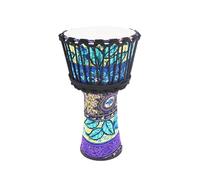 Cabeza de Tambor de Piel de Cabra Yembé para Jardines de Infancia Instituciones Musicales, Tambor Djembe Portátil para Niños Adultos Djembe Drum(8.5 inch B)