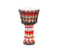 Cabeza de Tambor de Piel de Cabra Yembé para Jardines de Infancia Instituciones Musicales, Tambor Djembe Portátil para Niños Adultos Djembe Drum(8 inch A)