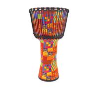 Cabeza de Tambor de Piel de Cabra Yembé para Jardines de Infancia Instituciones Musicales, Tambor Djembe Portátil para Niños Adultos Djembe Drum(12 inch E)