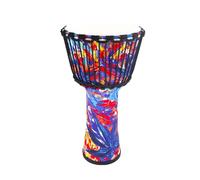 Cabeza de Tambor de Piel de Cabra Yembé para Jardines de Infancia Instituciones Musicales, Tambor Djembe Portátil para Niños Adultos Djembe Drum(10 inch C)