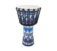 Cabeza de Tambor de Piel de Cabra Yembé para Jardines de Infancia Instituciones Musicales, Tambor Djembe Portátil para Niños Adultos Djembe Drum(8 inch B)