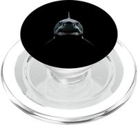 Cabeza de tiburón enojado rugiendo animal salvaje océano arte PopSockets PopGrip para MagSafe