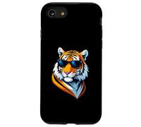 Cabeza de Tigre caricaturesca con Gafas de Sol Carcasa para iPhone SE (2020) / 7/8