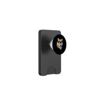 Cabeza de Tigre caricaturesca con Gafas de Sol PopSockets PopWallet para MagSafe