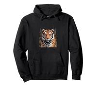 Cabeza de Tigre en la Selva de la Hierba Fauna Sudadera con Capucha