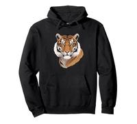 Cabeza de Tigre estilizada - ilustración Animal Sudadera con Capucha