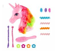 Cabeza de unicornio para peinar - kit para arreglar la crin