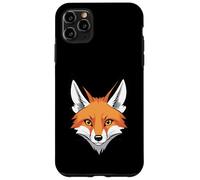 Cabeza de zorro estilizada en naranja y blanco Carcasa para iPhone 11 Pro Max
