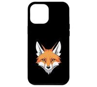 Cabeza de zorro estilizada en naranja y blanco Carcasa para iPhone 12 Pro Max