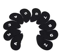 Cabeza del Club de Golf,Fundas para Cabezas 10pcs / set Número del hierro del golf cubre la cabeza del hierro del Putter del hierro del club de golf de protección Protector de cabeza accesorios de gol