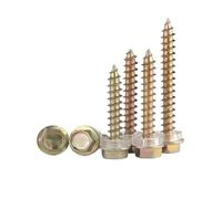 Cabeza Hexagonal exterior M5.2 de 5/10 Uds. Con arandela, tornillo autoperforante acero inoxidable/zinc, autorroscante externo(Color Zinc-A,M5.2x63mm-5pcs)