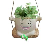 Cabeza Jardinera Para Plantas De Interior De Resina Lindo