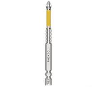 Cabeza magnética de destornillador PH2 para taladro eléctrico, diseño antideslizante, adecuado para varias aplicaciones de tornillo (90 mm)