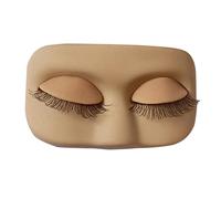 Cabeza Maniquí Maquillaje - Modelo Silicona Realista | Rostro De Práctica Para Pestañas Entrenamiento Belleza Mujeres Chicas Salón Estudio Casa Formación Estética Profesional Cosmetología