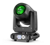Cabeza Móvil Beam Luces de Escenario 200W, RGBW LED Luces de Fiesta Foco Electrónico 14 Patrones 10 Colores dmx512 Efectos de Iluminación Profesional 18 Prismas para Fiesta DJ Discoteca Halloween