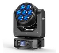 Cabeza Móvil Led 280W Luces Luces DJ RGBW EfectoLuz Discoteca giratoria De Fiesta Luces Led escenario para Casa Club Disco Fiestas Bodas Conciertos