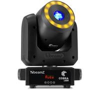 Cabeza Móvil LED Cobra 100R SPOT 100W + Anillo RGB (Negro) - beamZ