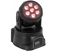 Cabeza móvil LED WASH DMX con 7 LED RGBW
