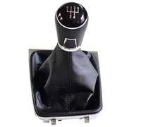 Cabeza Palanca Cambios para VW para Golf 7 MK7 2013 2014 2015-2017 para Coche Perilla Cambio Marchas MT 5 Y 6 Velocidades Palanca Cambios Handball Funda Completa Fuelle Velocidades Pomo Palanca(5)