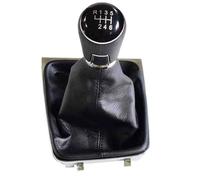 Cabeza Palanca Cambios Para VW Para Golf 7 MK7 2013 2014 2015-2017 Para Coche Perilla Cambio Marchas MT 5 Y 6 Velocidades Palanca Cambios HandBall Funda Completa Fuelle Velocidades Pomo Palanca(6 Spee