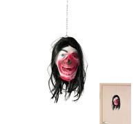 Cabeza Postiza | Cabeza De Accesorio para Halloween,Parte Corporal Decorativa para Jardín Escape Room Fondo Fotos