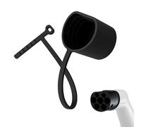 Cabeza protectora de cable de carga EVify tipo 2 del lado de la estación - Protección contra el polvo y daños - Universalmente compatible - Protector de conector EV tipo 2 - Cubierta para conector