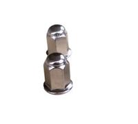 Cabeza redonda M7 con cubierta, tubo de escape superior convexo, culata, serie de tuercas hexagonales, adecuada for tornillo de diámetro exterior, tipo de tapa de 7mm(M7x17mm nut 10pc)