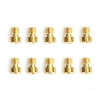 Cabeza redonda principal de 10 piezas para 50 cc/60 cc/80 cc (82 - 105) 6 mm para Gy6 Pz19 139qmb Set Scooter Diámetro - 5 mm de diámetro de rosca Carburadores de cabeza de 3 mm de grosor de la cabeza