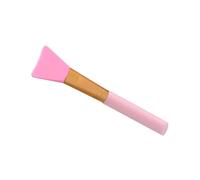 Cabeza suave del aplicador hecho a mano de la belleza del cepillo de la máscara facial del silicón(Pink)