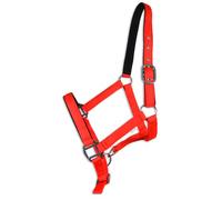 Cabezada cuadra Eco | Talla PONY | Color Rojo | Equipamiento para el caballo | Producto de Guarnicionería | Tradición artesana | Los Nietos