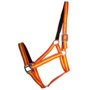 Cabezada cuadra Eco | Talla PONY | Color Rojo España | Equipamiento para el caballo | Producto de Guarnicionería | Tradición artesana | Los Nietos