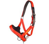 Cabezada cuadra nylon extra Los Nietos Dressage | Talla COB | Color Rojo | Equipamiento para el caballo | Producto de Guarnicionería | Tradición artesana | Los Nietos