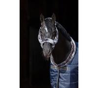 Cabezada de caballo con forro de piel completa Bucas Show-Line Cob